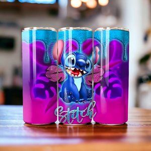 - ****SUPER CUTE STITCH  20oz STAINLESS STEEL INSULATED SKINNY TUMBLER ( 1PC )**